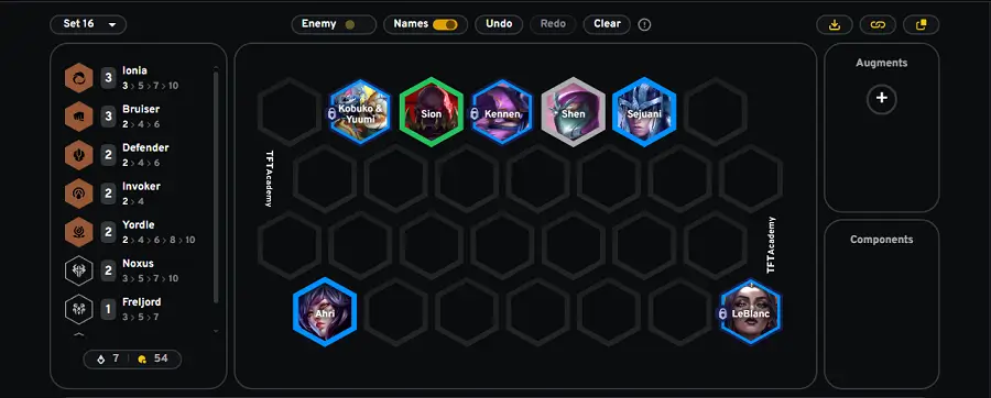 Form giữa game mở khóa tướng